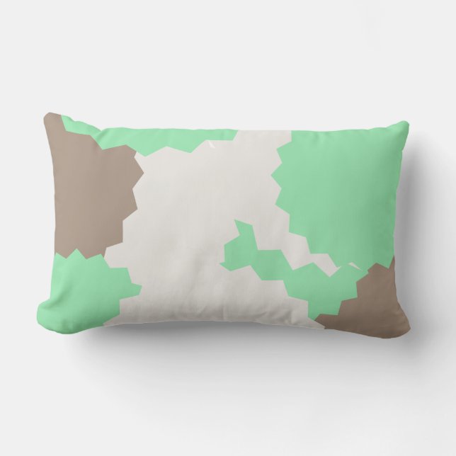 Coussin Rectangle Formes Abstraites (Recto)