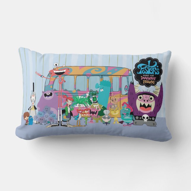 Coussin Rectangle Foster's Home for Imaginary Friends | Bus scolaire (Recto)