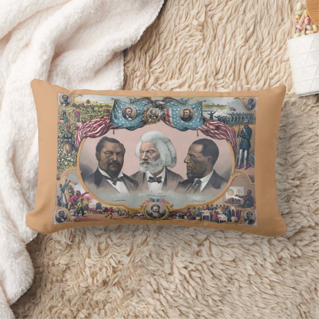 Coussin Rectangle Fr3d3rick Bailey Douglass avec Black Abolitionnist (Couverture)