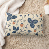 Coussin Rectangle Fraisier sauvage Ledger Botaniques Vintage (Couverture)