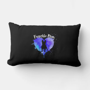 Coussin Rectangle Frenchie Mom French Buldog Chien Maman Fur Mama