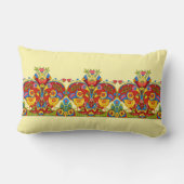 Coussin Rectangle Frise rétro de l'ère victorienne Oiseaux Papillons (Verso)
