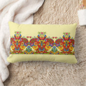 Coussin Rectangle Frise rétro de l'ère victorienne Oiseaux Papillons (Couverture)