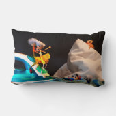 Coussin Rectangle Fubby dans la scène iconique de Fimscene du Titani (Verso)