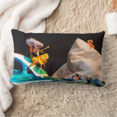 Coussin Rectangle Fubby dans la scène iconique de Fimscene du Titani (Couverture)