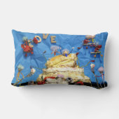 Coussin Rectangle Fubby mariage avec lancement de bouquet. (Verso)