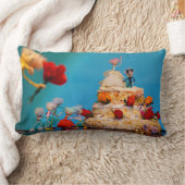 Coussin Rectangle Fubby mariage avec lancement de bouquet. (Couverture)