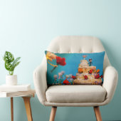 Coussin Rectangle Fubby mariage avec lancement de bouquet. (Chaise)