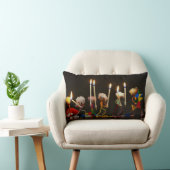 Coussin Rectangle Fubby's qui courent avec des bougies, drôle (Chaise)