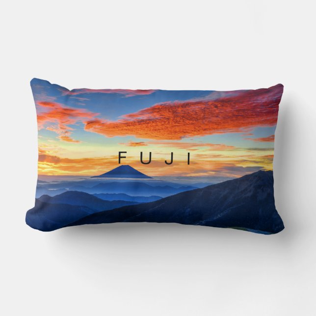 Coussin Rectangle Fuji - Japon (Recto)
