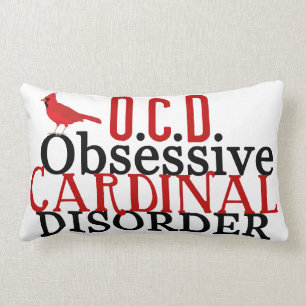 Coussin Rectangle Funny Cardinal