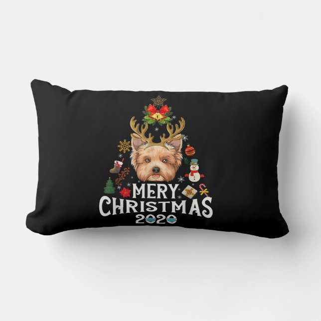 Coussin Rectangle Funny Christmas 2020 (Recto)