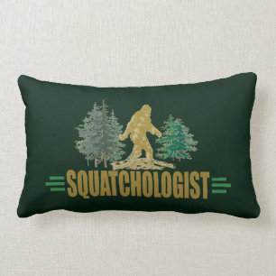 Coussin Rectangle Funny Sasquatch Gros pied Croyez ! Chasse