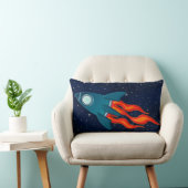Coussin Rectangle Fusée spatiale mignonne et conception d'espace ext (Chaise)