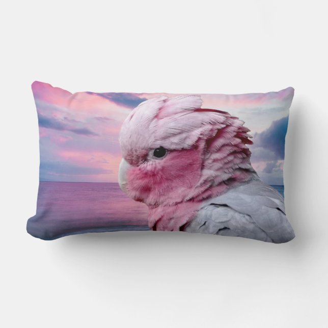 Coussin Rectangle Galah Cacatoès (Recto)