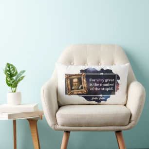 Coussin Rectangle Galileo Galilei Grand nombre de la stupide