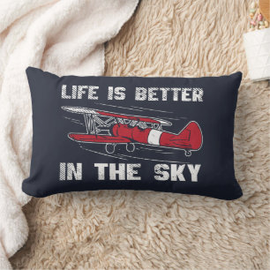 Coussin Rectangle Garde d'anniversaire du pilote d'aéronef