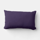 Coussin Rectangle Garde de mariage coordonnées personnalisées violet (Verso)