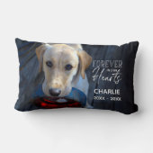 Coussin Rectangle Garde-photo personnalisée pour animaux (Verso)