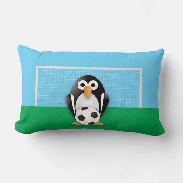 Coussin Rectangle Gardien de pingouins (Recto)