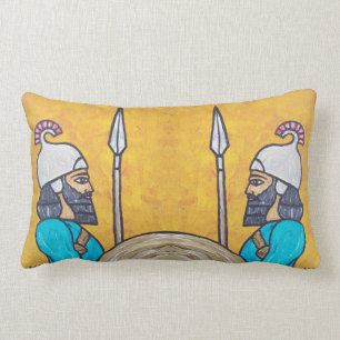 Coussin Rectangle Gardiens assyriens
