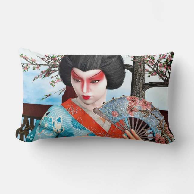 Coussin Rectangle Geisha (Recto)