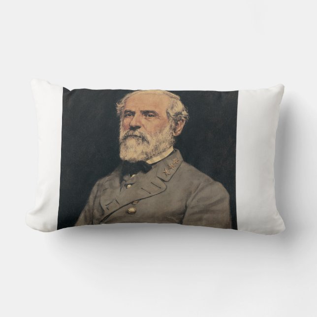Coussin Rectangle Général Robert E. Lee Portrait Art (Recto)