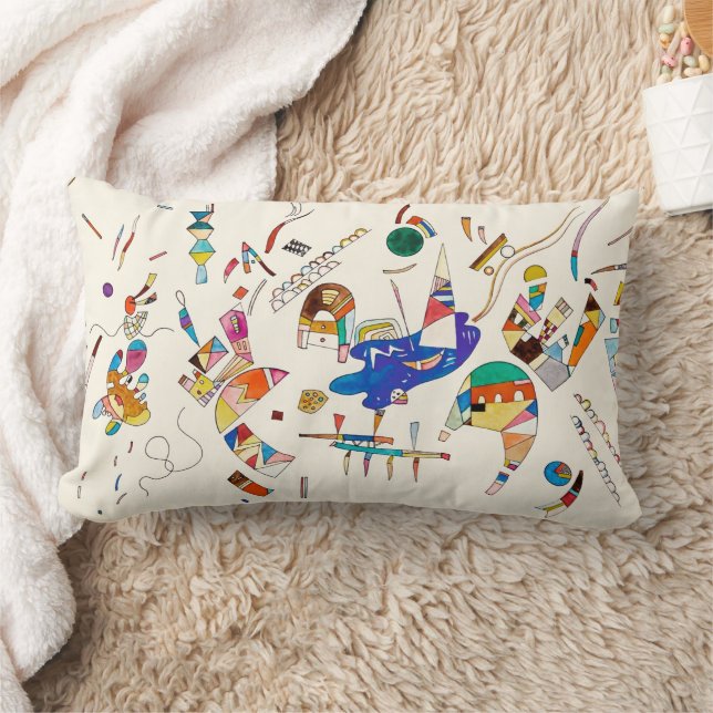 Coussin Rectangle Géométrie biomorphique | Wassily Kandinsky | (Couverture)
