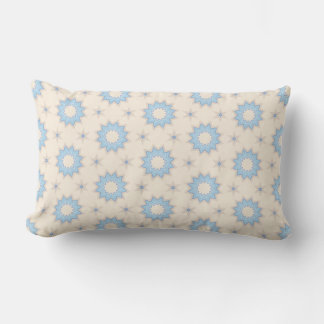 Coussin Rectangle Géométrie Blue Starburst