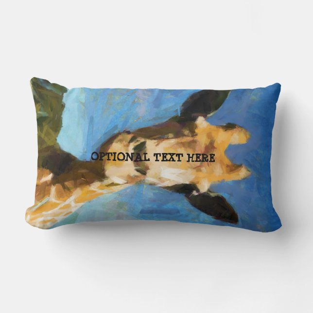 Coussin Rectangle Girafe (Recto)