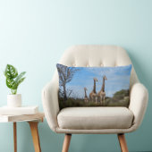 Coussin Rectangle Girafes dans Horizon Calme (Chaise)