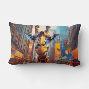 Coussin Rectangle Giraffe à New York