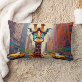 Coussin Rectangle Giraffe à New York (Couverture)