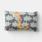 Coussin Rectangle Giraffe et nuages (Verso)
