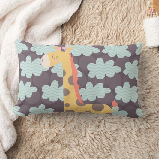Coussin Rectangle Giraffe et nuages (Couverture)