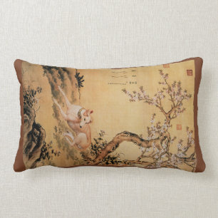 Coussin Rectangle ~Giuseppe Castiglione de ~Greyhound de 睒星狼 de ~ de