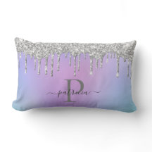 Glam Argent Paillettes Elegant Monogramme