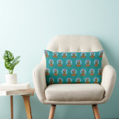 Coussin Rectangle Globe des neiges avec Chouette du Père Noël (Chaise)
