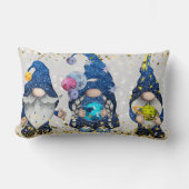 Coussin Rectangle Gnomes d'astronomie cosmique (Recto)
