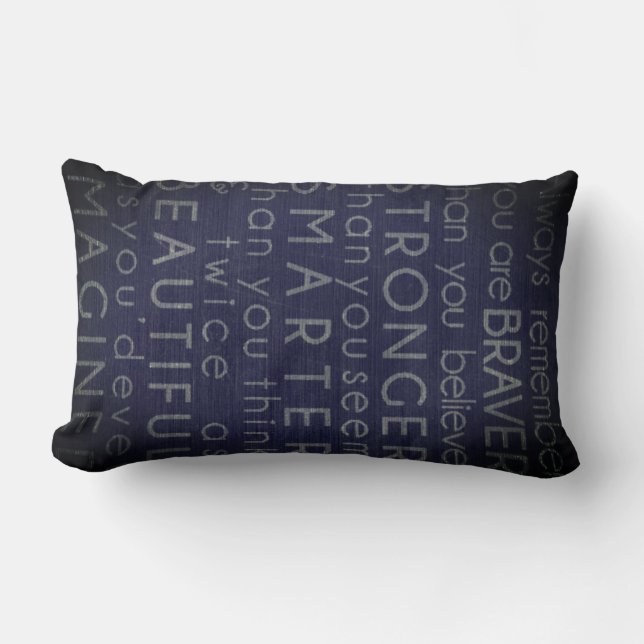 Coussin Rectangle Godgirl Cadeau Motivation Encouragement NOMMÉ (Recto)