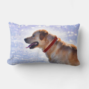 Coussin Rectangle Golden Labrador Retriever Dog-lover Cadeau
