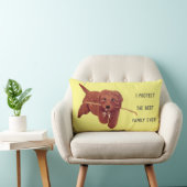 Coussin Rectangle Goldie Golden Doodle Throw Pillow (Chaise)