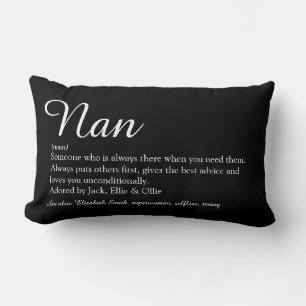 Coussin Rectangle Grand-mère Définition meilleur jamais Script