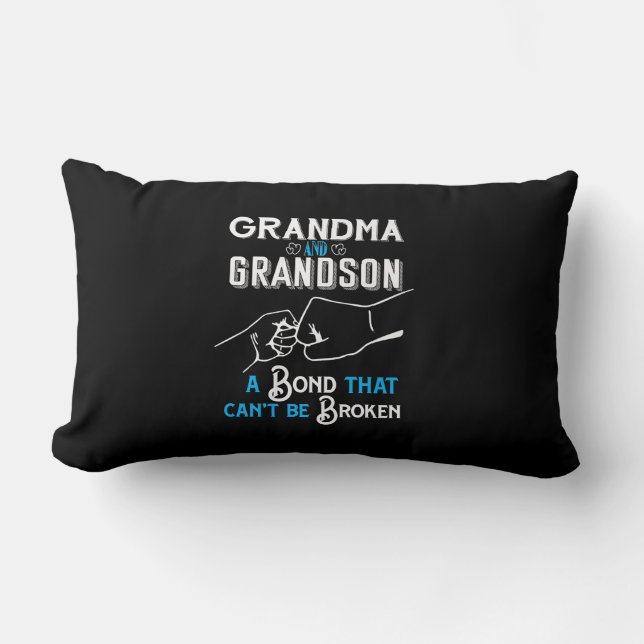 Coussin Rectangle Grand-mère et grand-fils Bond Premium (Recto)
