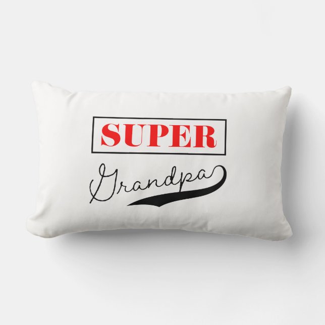 Coussin Rectangle Grand-père (Recto)