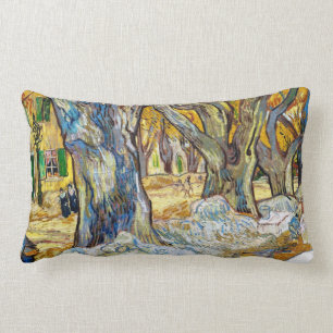 Coussin Rectangle Grands arbres plats par Vincent van Gogh
