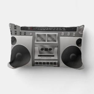 Coussin Rectangle Graphique par radio de Boombox