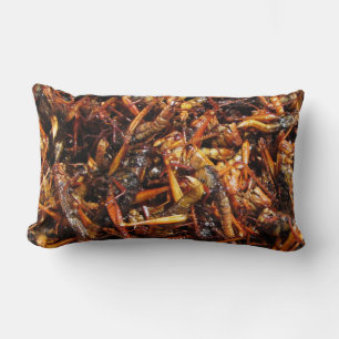 Coussin Rectangle Grasshopper frit (Takkataen Thot) Alimentation asi