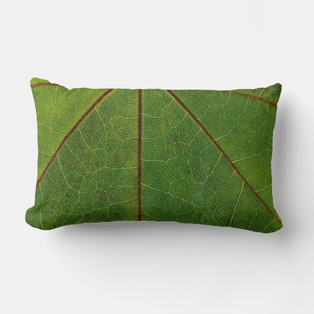 Coussin Rectangle Green leaf (Recto)