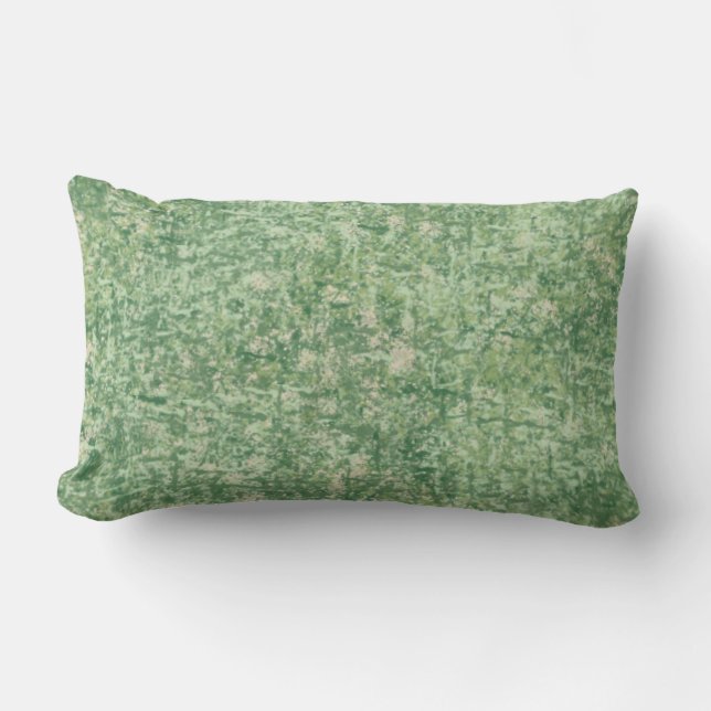 Coussin Rectangle Green Textured Arrière - plan par Shirley Taylor (Recto)